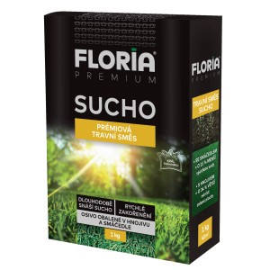 FLORIA PREMIUM Trávna zmes SUCHO 1 kg