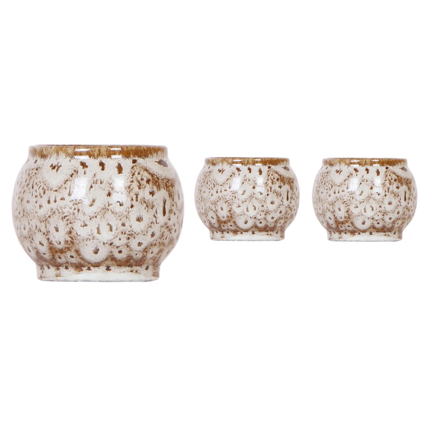 E-shop Keramický kvetináč Safari béžový pr. 6 x 5 cm