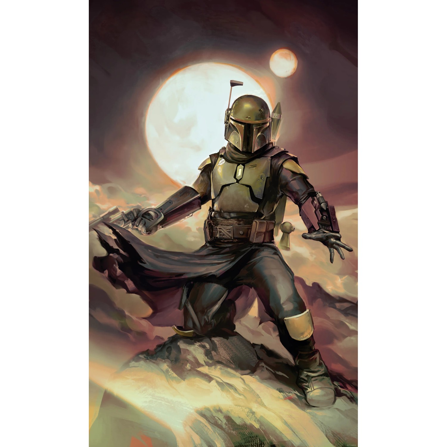 E-shop Komar Vliesová fototapeta Star Wars Boba Fett Epic 150 x 250 cm