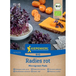 KIEPENKERL BIO Microgreen Pads Reďkovka červená (Raphanus sativus) 3 ks