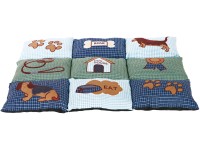 Jollypaw Deka Johnny 80 cm x 55 cm modrá/zelená