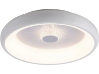 Leuchten Direkt LED stropné svietidlo VERTIGO biele pr. 46,5 cm