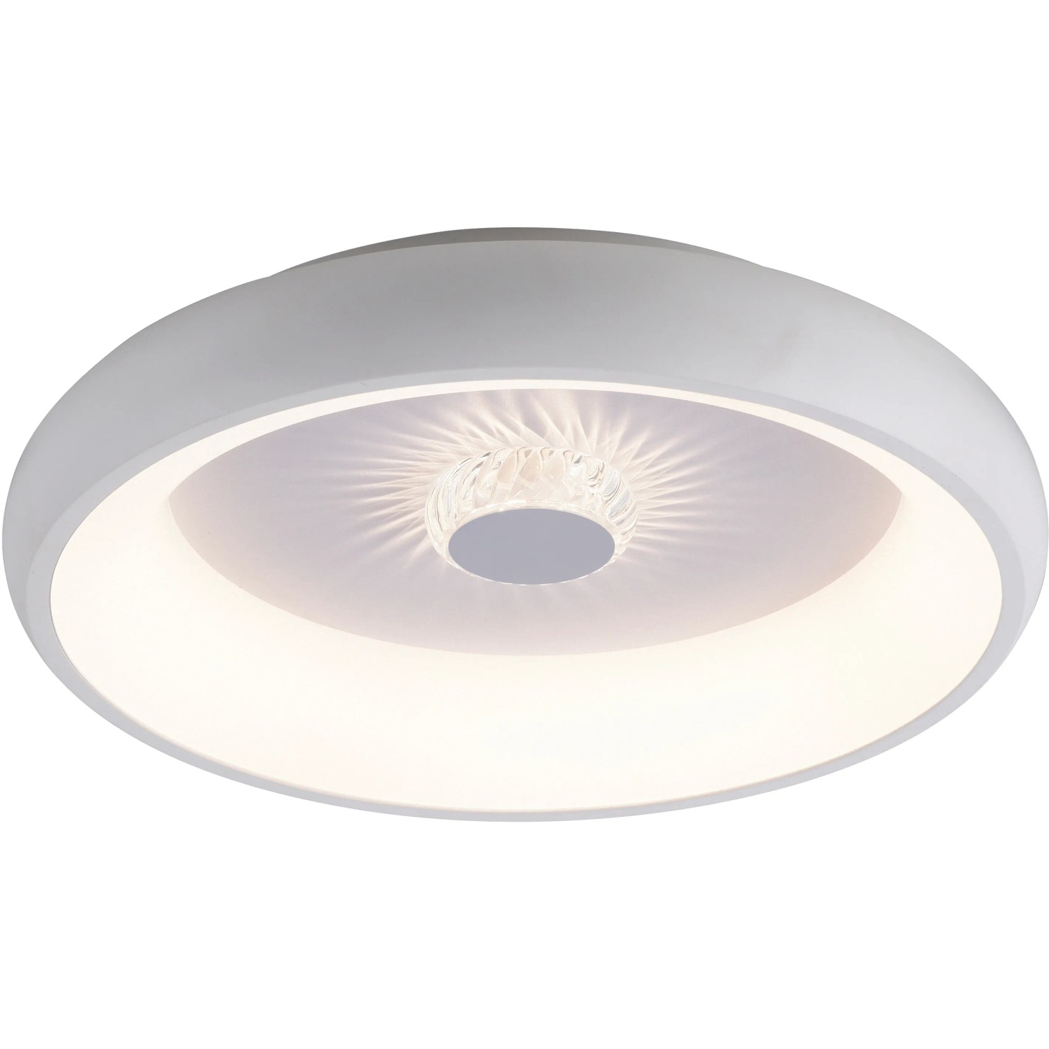 Leuchten Direkt LED stropné svietidlo VERTIGO biele pr. 46,5 cm