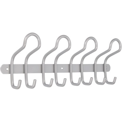 Háčiková lišta kov vzdialenosť otvorov 2 x 180 mm hliník