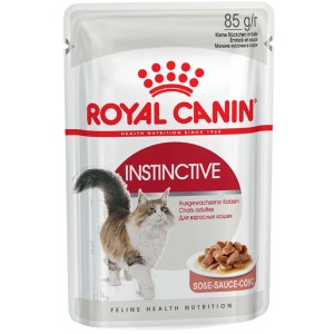 Royal Canin Instinctive mokré krmivo pre mačky v omáčke, 85g kapsička.