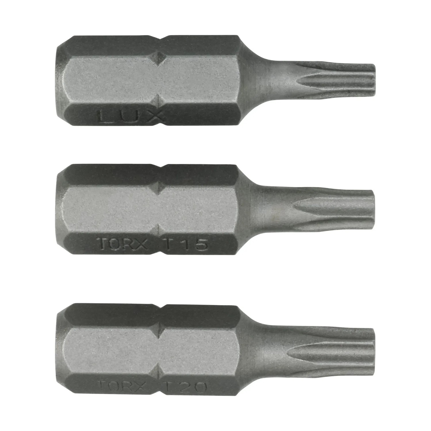 LUX-TOOLS Súprava bitov TX10, TX15 a TX20