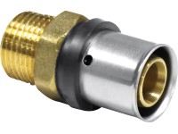 PIPETEC Lisovacia prechodka PFUA2605 medená, 26x3 - R 3/4
