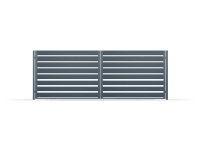 Budmat Dvojkrídlová brána Variante 150 antracit, 140 x 415 cm