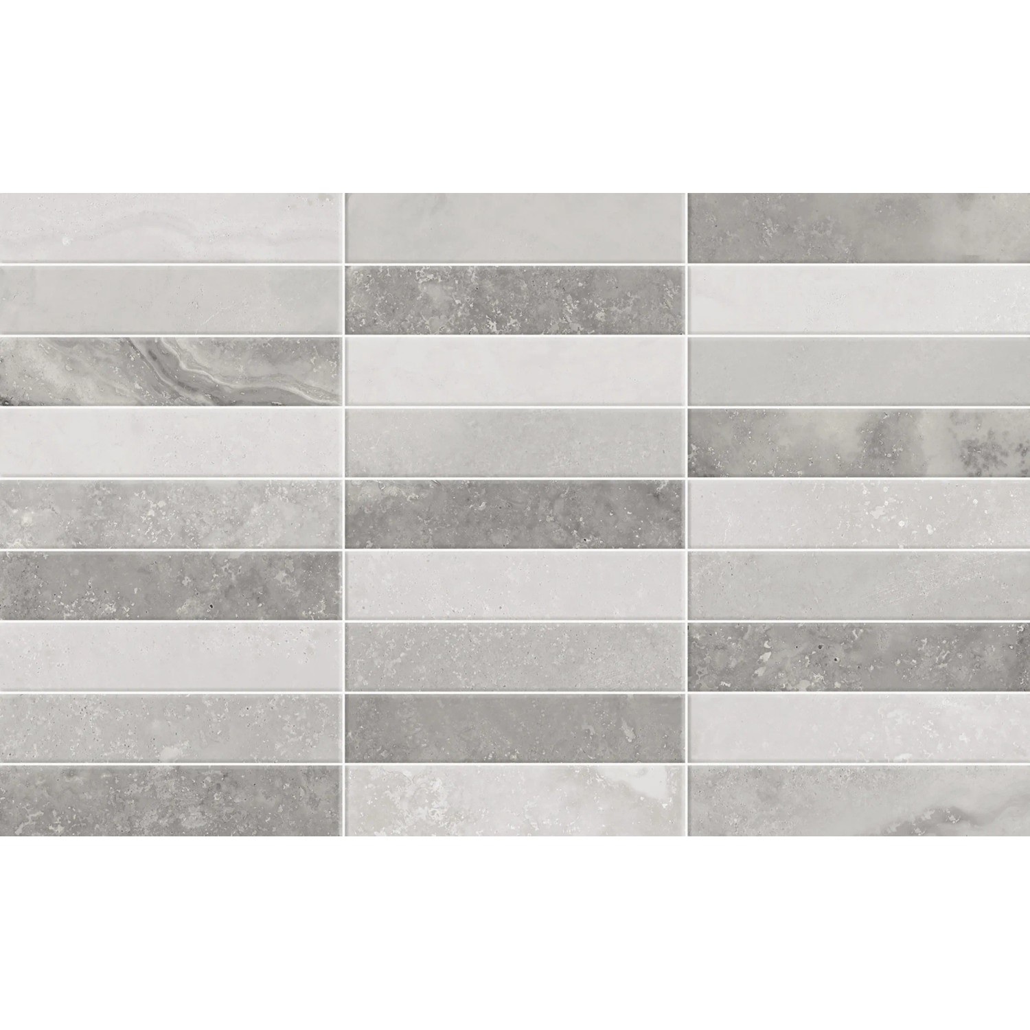 E-shop Dekoratívny obklad CCR209-1 Toscana Grey Mosaic 25 x 40 cm