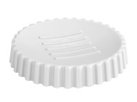 Allstar Miska na mydlo Minas biela polypropylén 11 x 2 x 11 cm Allstar Miska na mydlo Minas biela polypropylén 11 x 2 x 11 cm