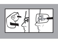 Celoplošné ochranné okuliare netónované