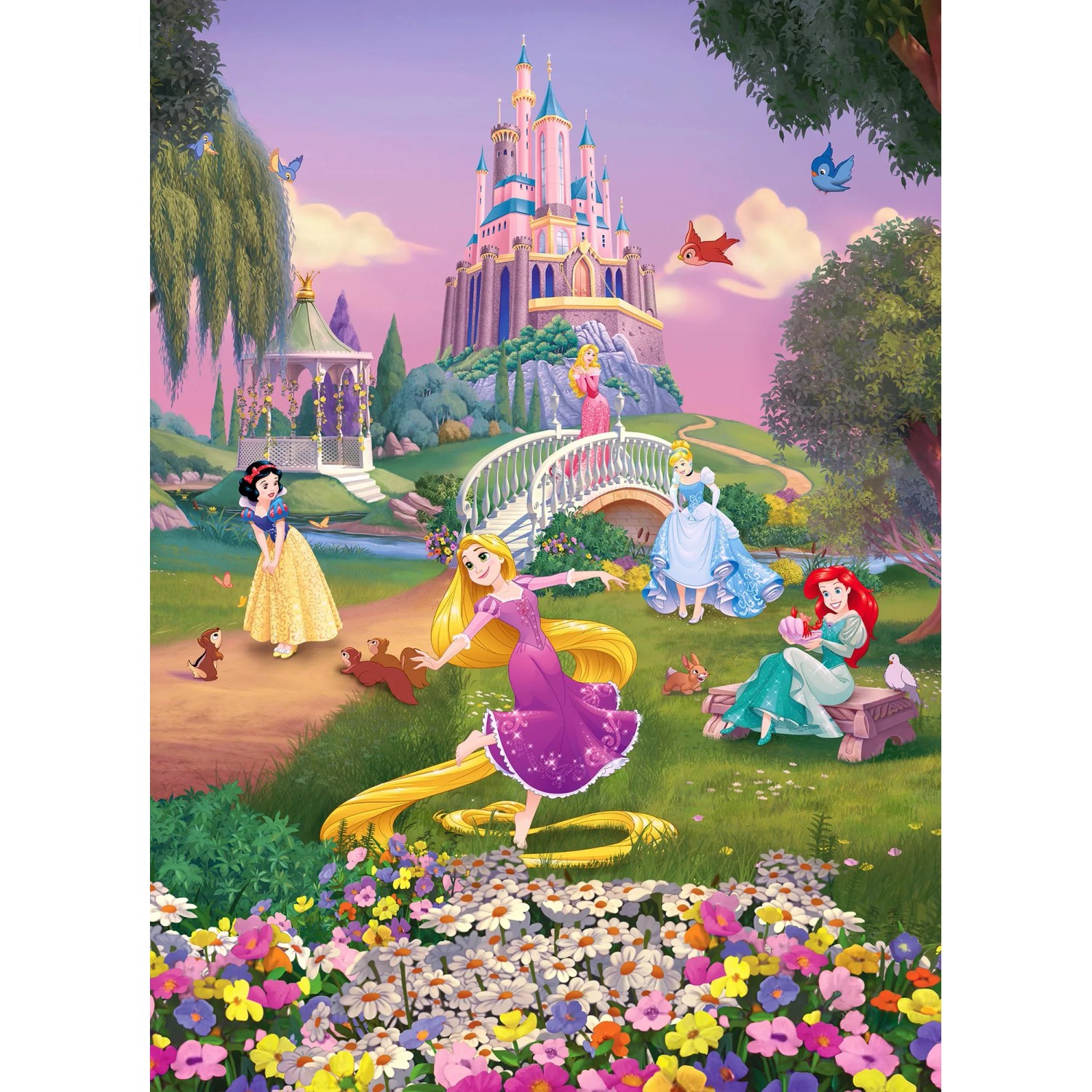E-shop Komar Papierová fototapeta Disney Princess Sunset, 184 x 254 cm