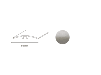 Döllken Profiles Prechodový profil DP 65 hmoždinka 50 x 930 mm, nerezový