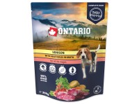 Ontario Vrecko pre psov so zverinou a zeleninou vo vývare 300 g