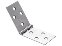 Hettich Nábytkový záves široký, matný nerez, 40 x 120 x 1,5 mm