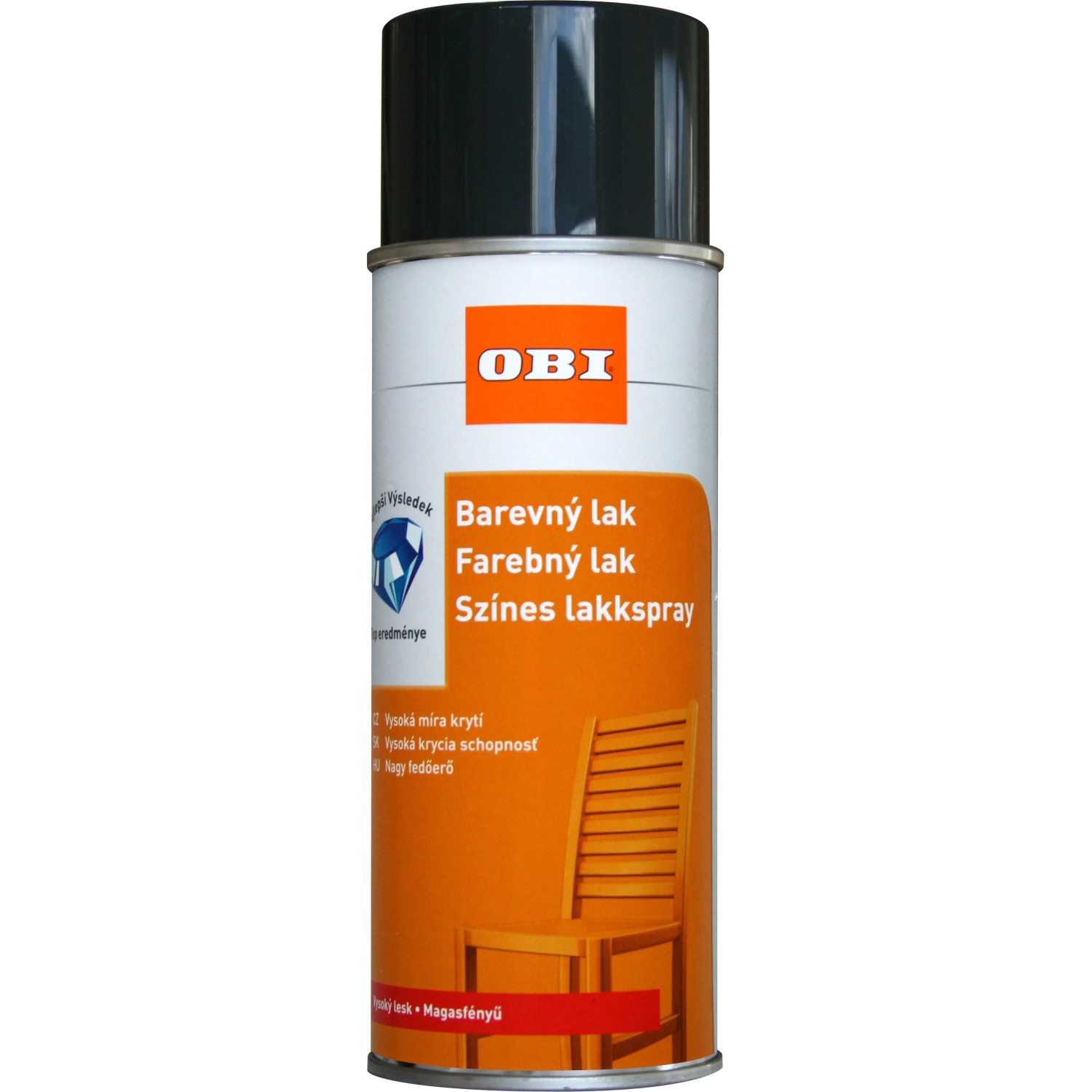 E-shop OBI Lak v spreji vysoko lesklý RAL 7016 antracitová sivá 400 ml