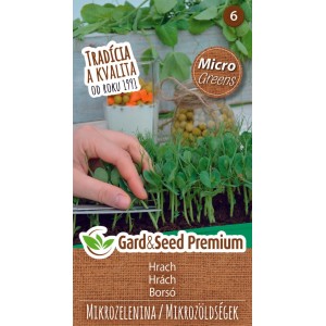 GardenSeed Premium Semienka Mikrozelenina Hrach