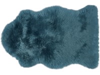 Ovčia koža Dark Wonder modrá, 60 x 90 cm