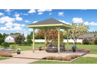 Weka Drevený záhradný altánok 651 veľ. 1 bez šindľov, 294 x 294 x 275 cm Weka Drevený záhradný altánok 651 veľ. 1 bez šindľov, 294 x 294 x 275 cm