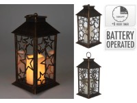 Koopman LED lampáš čierny, rôzne druhy, 1 ks, 14 x 28 cm