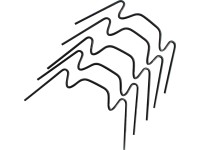 Skleníkové príchytky čierne, 20 ks