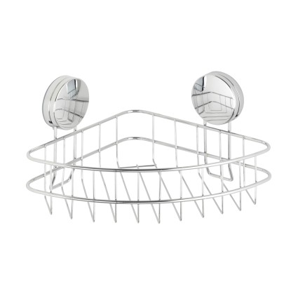 Wenko Rohová polička Osimo oceľ 26,5 x 13,5 x 19 cm chróm