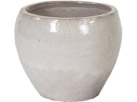 Mega Collections Kvetináč Glazed Belly biela pr. 20 x 18 cm Mega Collections Kvetináč Glazed Belly biela pr. 20 x 18 cm