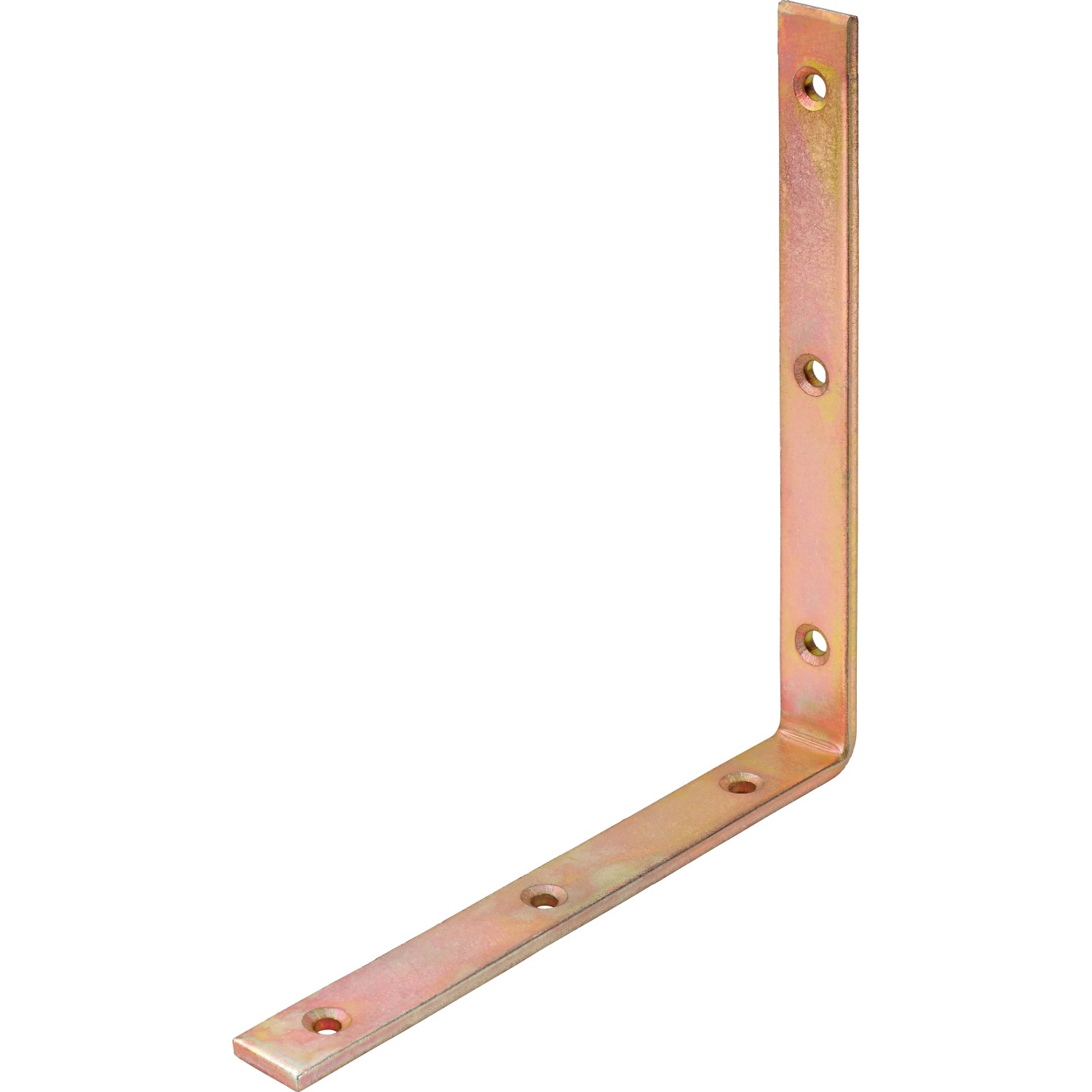 E-shop Konštrukčný uholník žlto pozinkovaný 180 mm x 180 mm x 20 mm