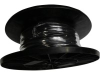 Silový kábel H03VV-F 2x0,5 mm, čierna (cievka) - metráž