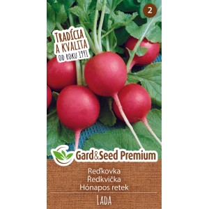 GardenSeed Premium Semienka Reďkovka Lada