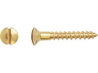 Skrutka do dreva so šošovkovou hlavou PZ mosadzný 2,5 x 12 mm, 25 ks