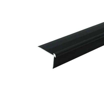 Döllken Schodová hrana pre vinylové podlahy 1144 čierna 1000 x 3,5 x 20 mm