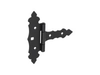 Domax Záves bránkový ozdobný ZOB 75, čierna duplex, 130 x 75 mm Domax Záves bránkový ozdobný ZOB 75, čierna duplex, 130 x 75 mm