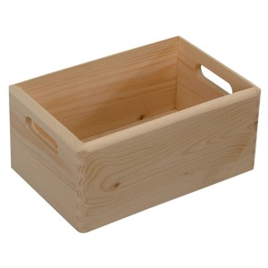 Kesper univerzálny box z borovicového dreva, 8,4 l, s držadlami. Ideálny na skladovanie.