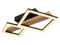 GLOBO LED stropné svietidlo DUSTIN 19 W, 2100 lm, 3000 K, 480 x 300 x 100 mm