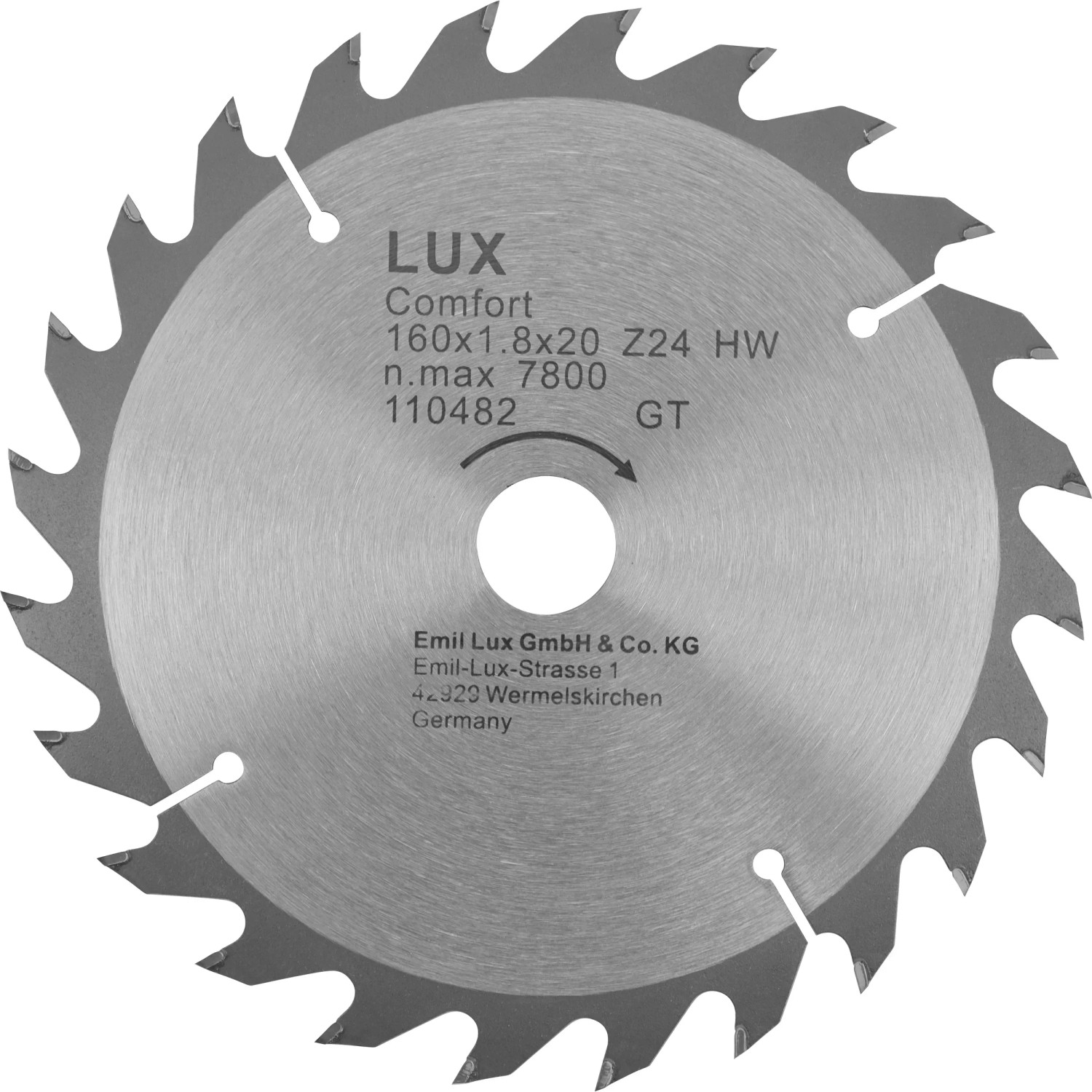 E-shop LUX-TOOLS Pílový kotúč do kotúčovej píly tvrdokov 160 mm