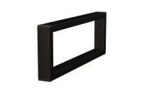 INTEDOOR Konzola BEE hranatá, 16 x 4 x 45 cm, čierna mat