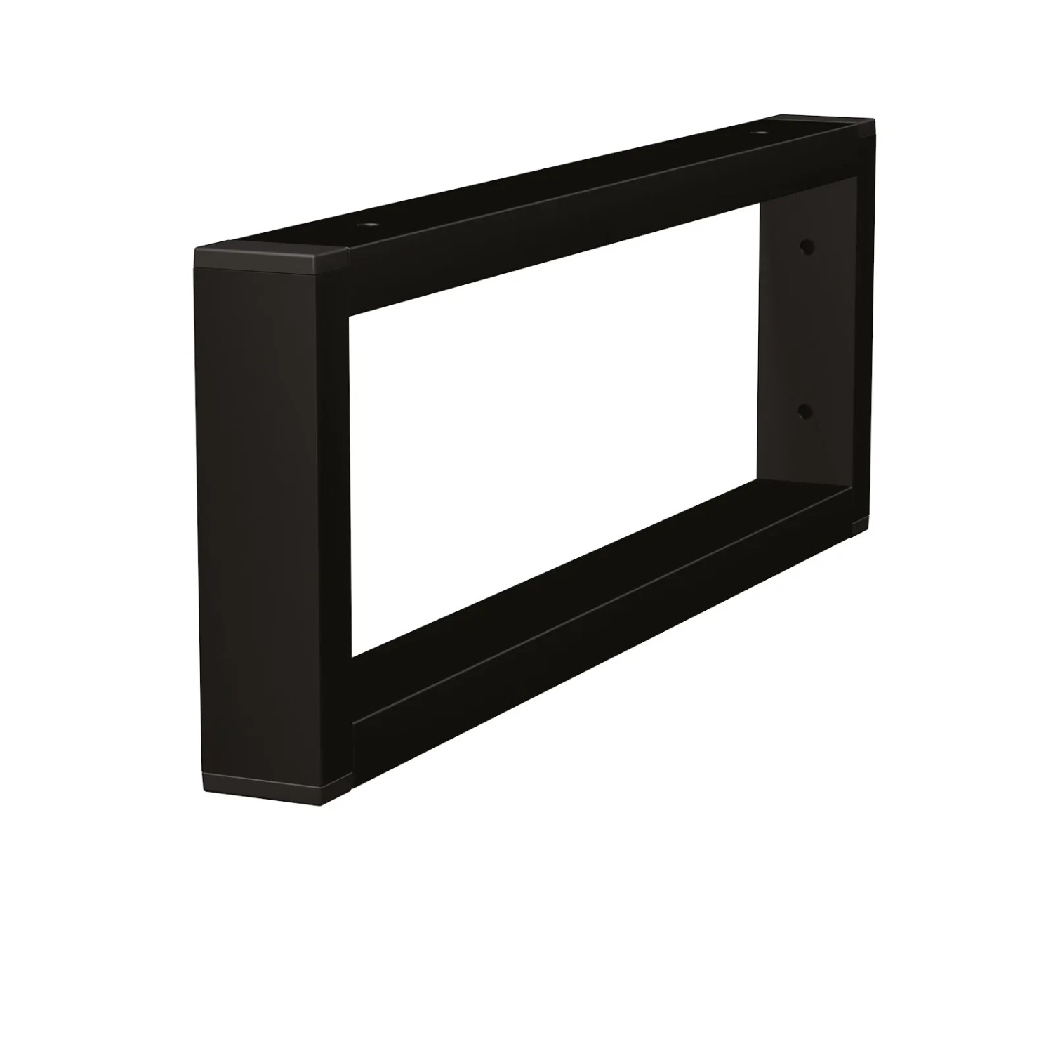 E-shop INTEDOOR Konzola BEE hranatá, 16 x 4 x 45 cm, čierna mat