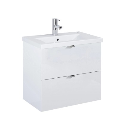 Roca Umývadlová skrinka Cheese 2.0 2x zásuvka biela lesklá 53 x 60 x 38,4 cm