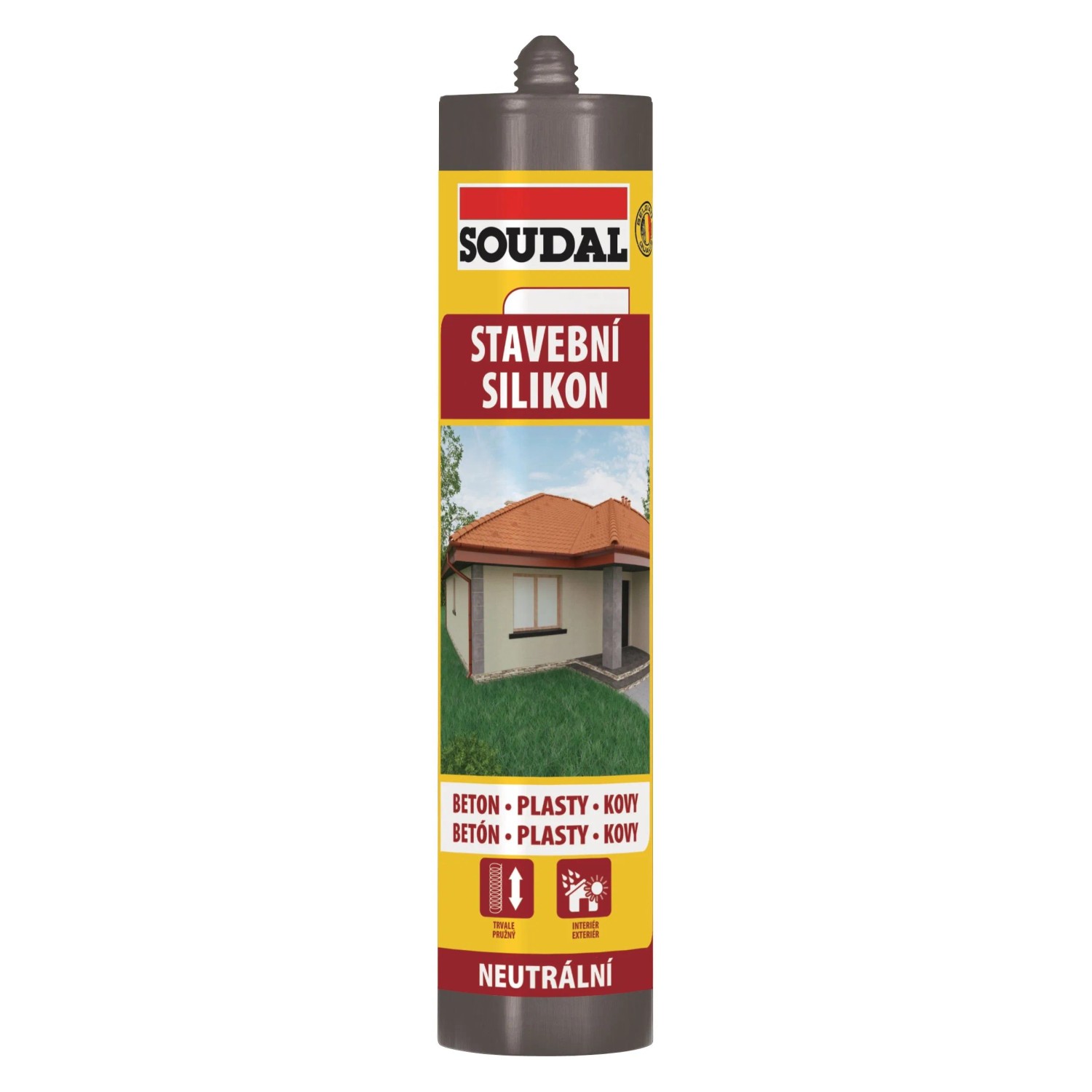 E-shop SOUDAL Stavebné silikón 300 ml transparentný