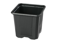 Kvetináč V odľahčený čierny, 7 x 7 x 6,5 cm