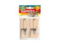 Zdravá záhrada Pastička na myši drevená