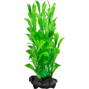 Tetra DecoArt Plant S Hygrophila, zelená umelá rastlina do akvária, realistická replika vodnej rastliny.