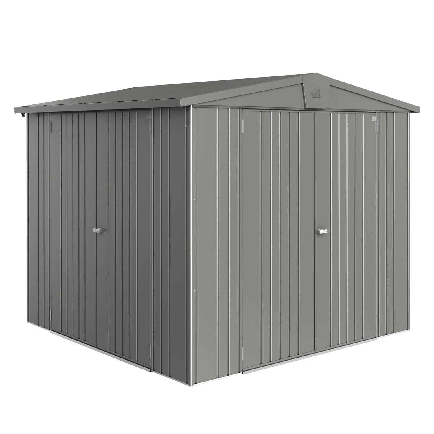 E-shop Biohort Prídavné dvojkrídlové dvere pre domček Europa kremeňovo sivé 172 x 148cm