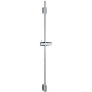 Wenko Classic chrómová sprchová tyč, 90 cm, z nehrdzavejúcej ocele s nastaviteľným držiakom sprchy.