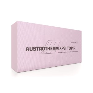 Ružová izolačná doska Austrotherm XPS TOP P, detailný pohľad.