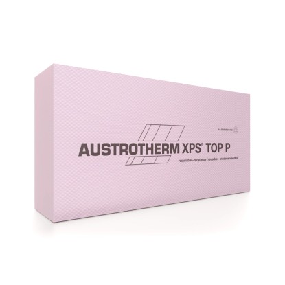 Ružová izolačná doska Austrotherm XPS TOP P, detailný pohľad.