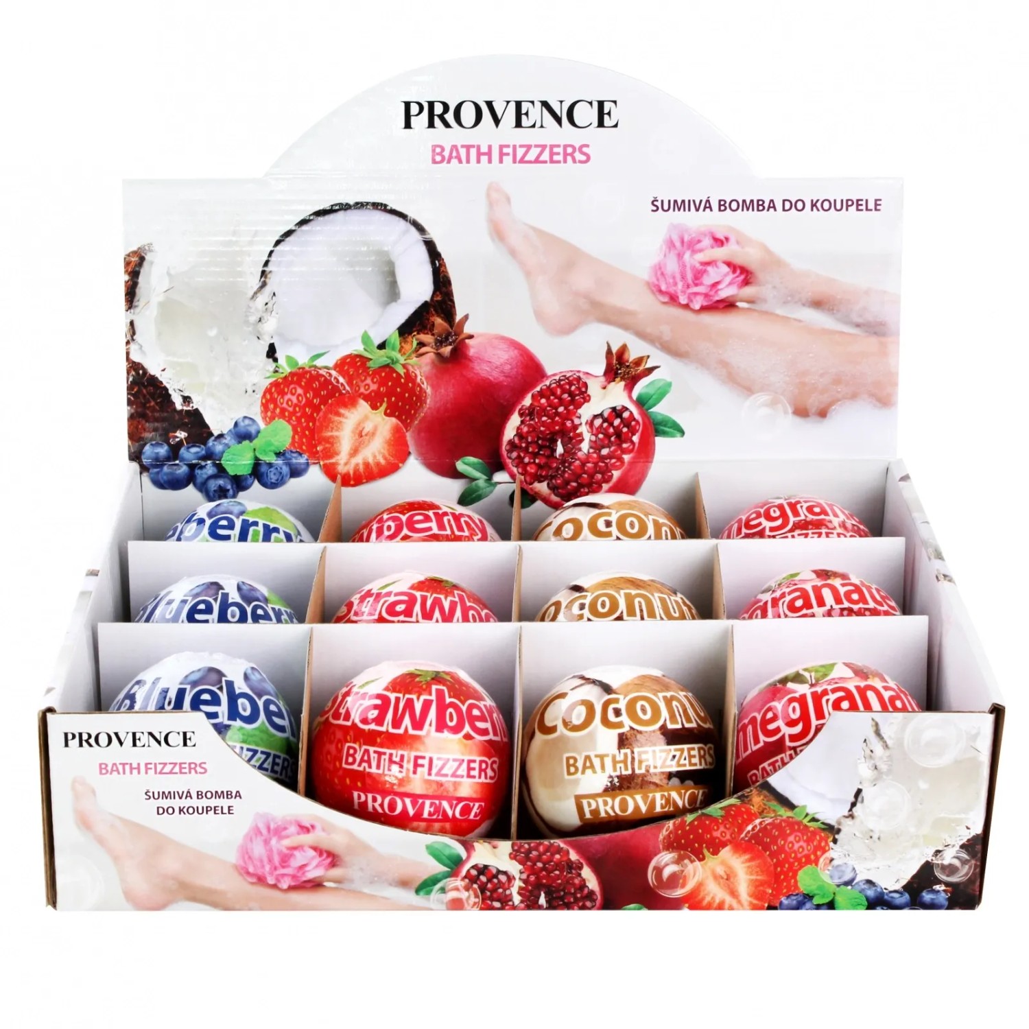 E-shop Provence Šumivá bomba do kúpeľa mix vôní 180 g
