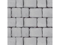 Semmelrock Dlažobné kocky Bradstone Cobble popolavá sivá 0,74 m2