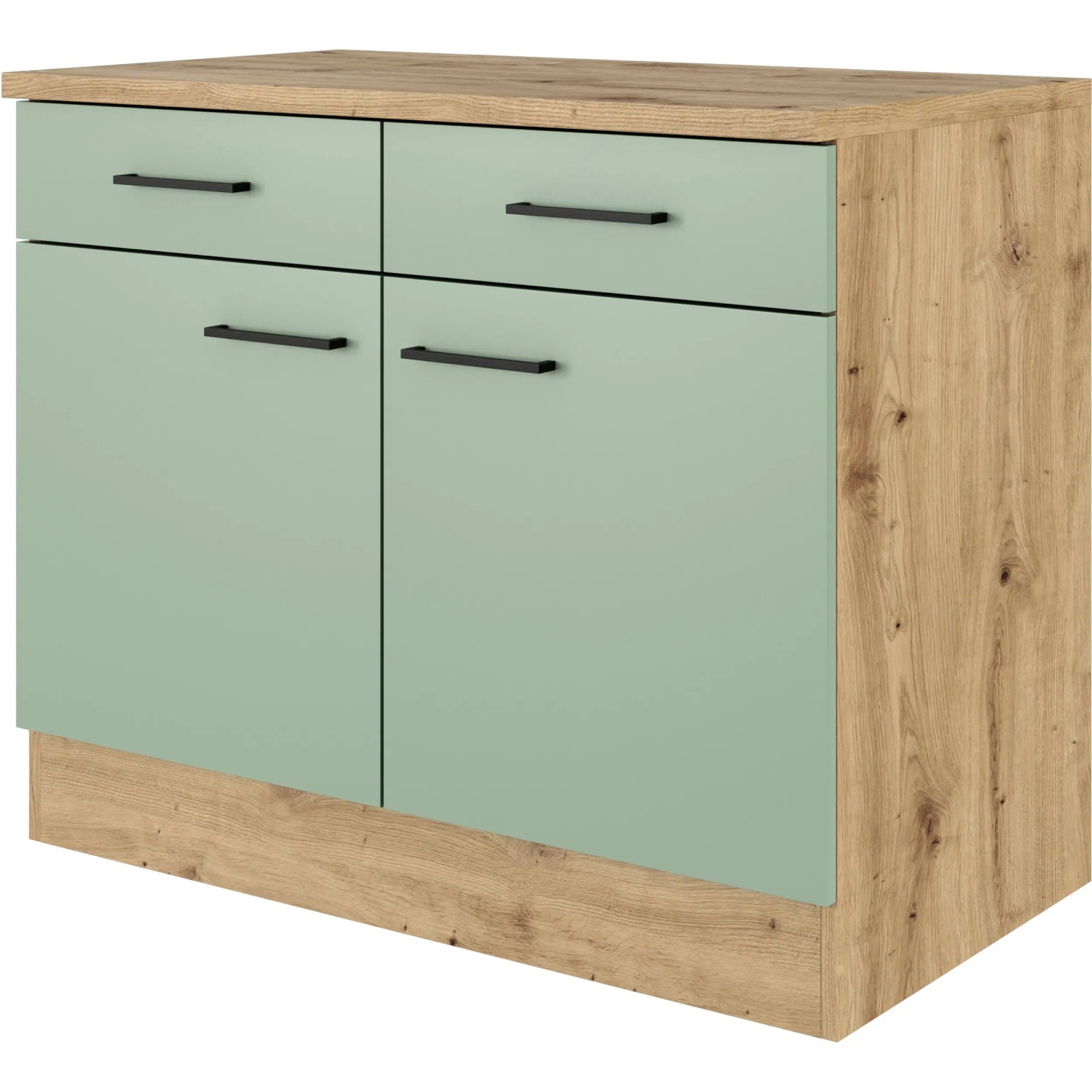 E-shop Flex-Well Kuchynská skrinka Cara spodnej zásuvky + dvierka 100 x 85 x 57 cm